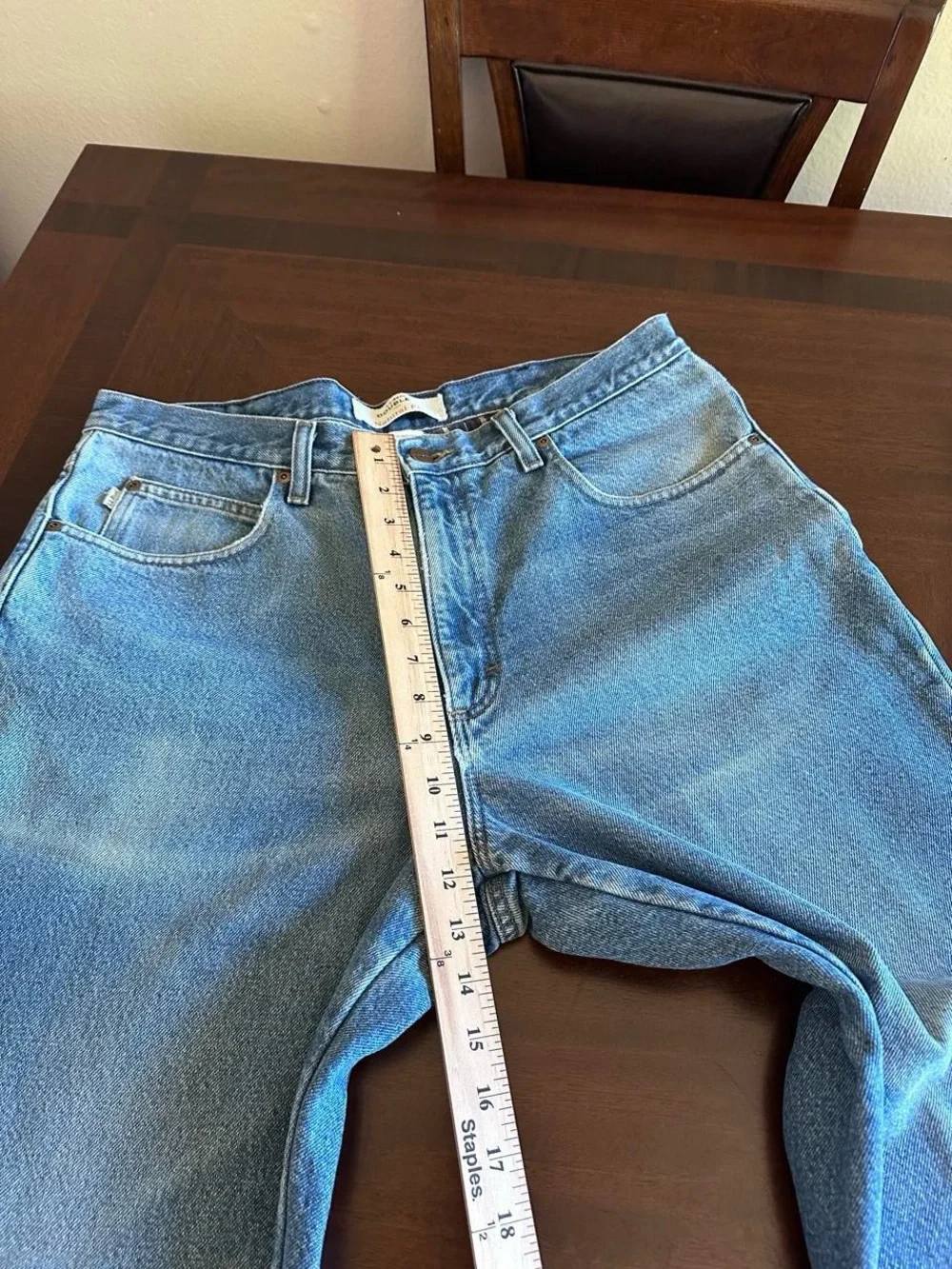 Vintage L.L.Bean Double L Lined Jeans Faded Blue Men’s 36x29 Straight